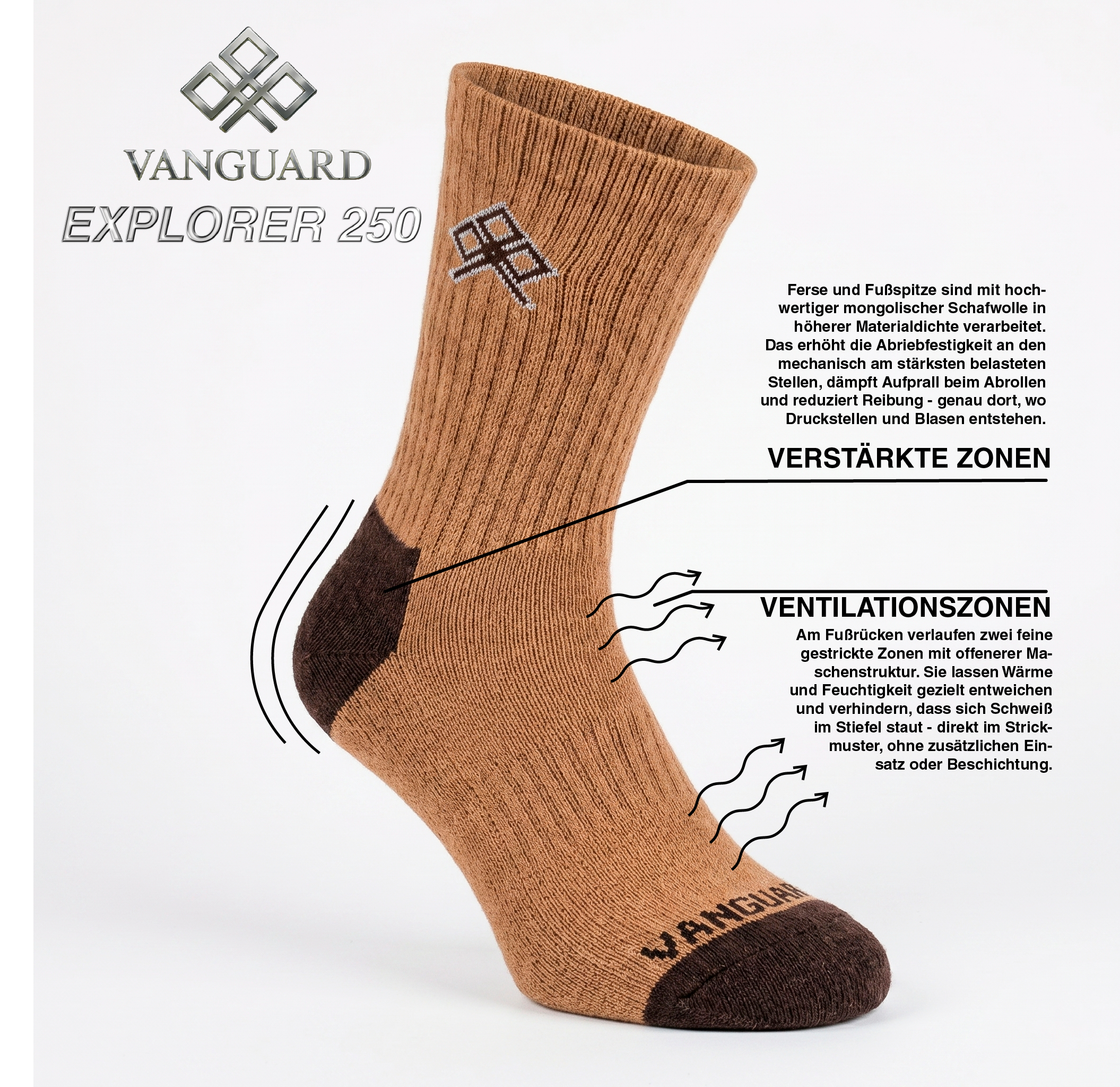 Vanguard Explorer 250 Outdoorsocken