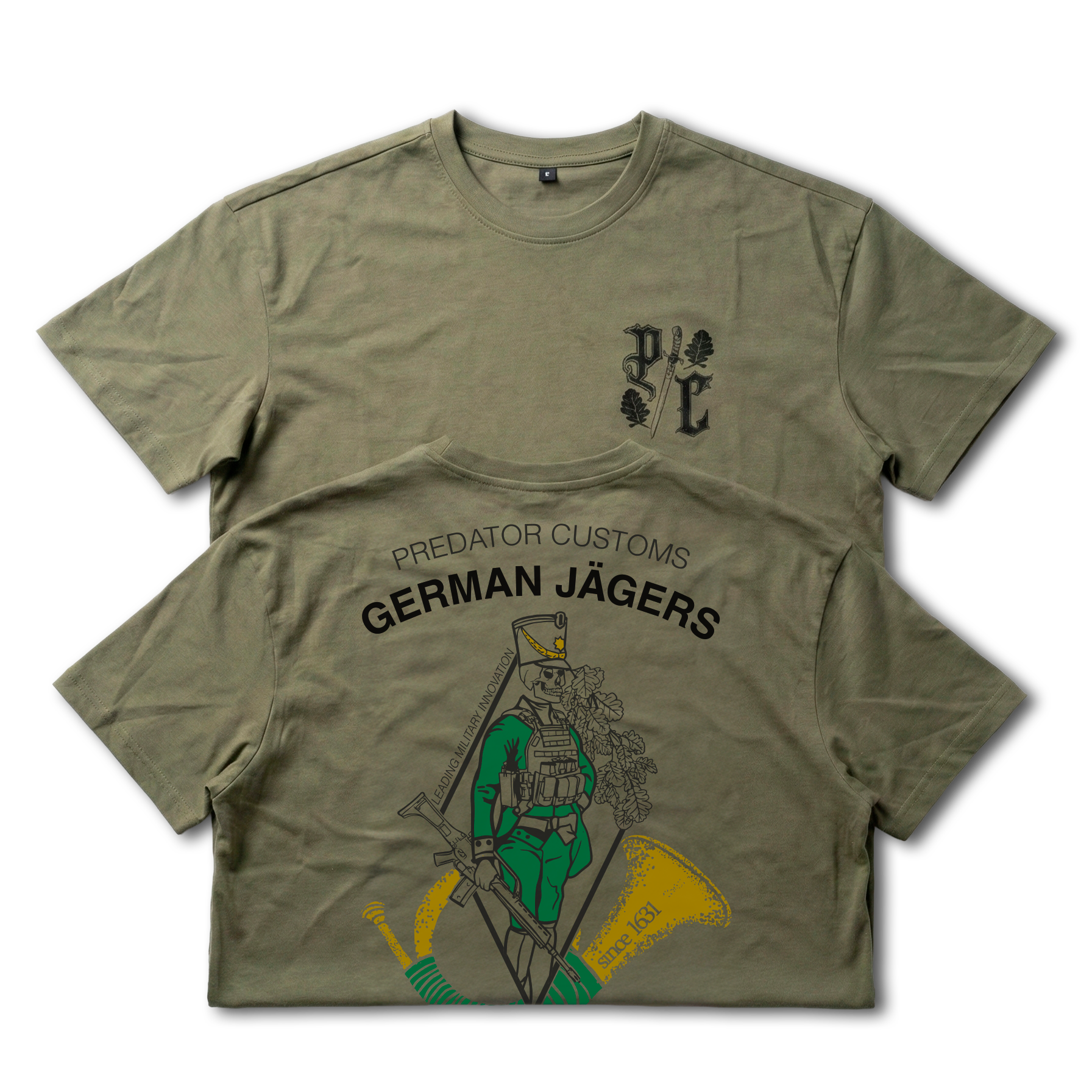 German Jägers Shirt Predator Customs – Detail Print Jägertradition