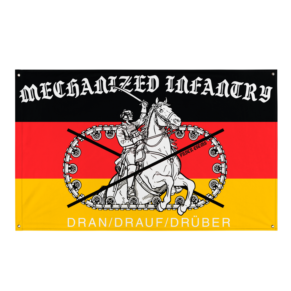PANZERGRENADIER Dran/Drauf/Drüber Flagge