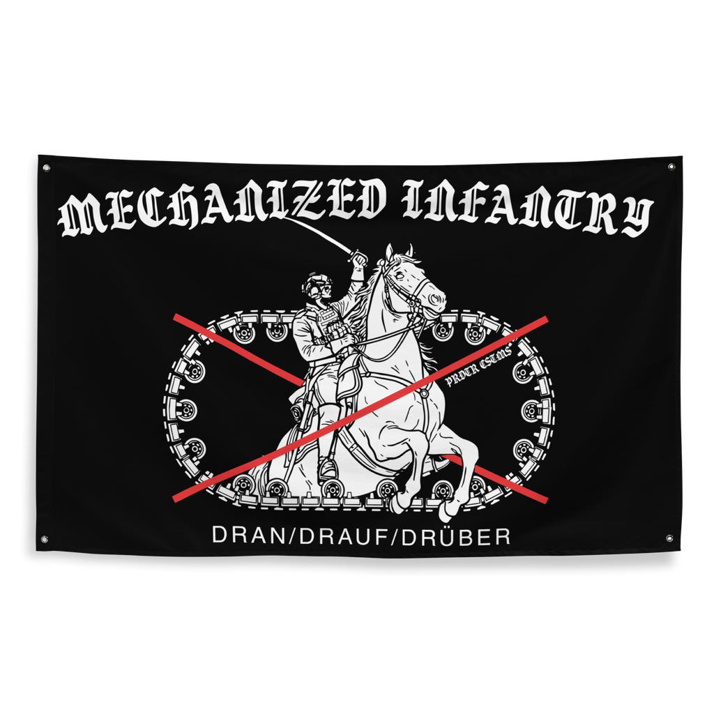 PANZERGRENADIER Dran/Drauf/Drüber Flagge