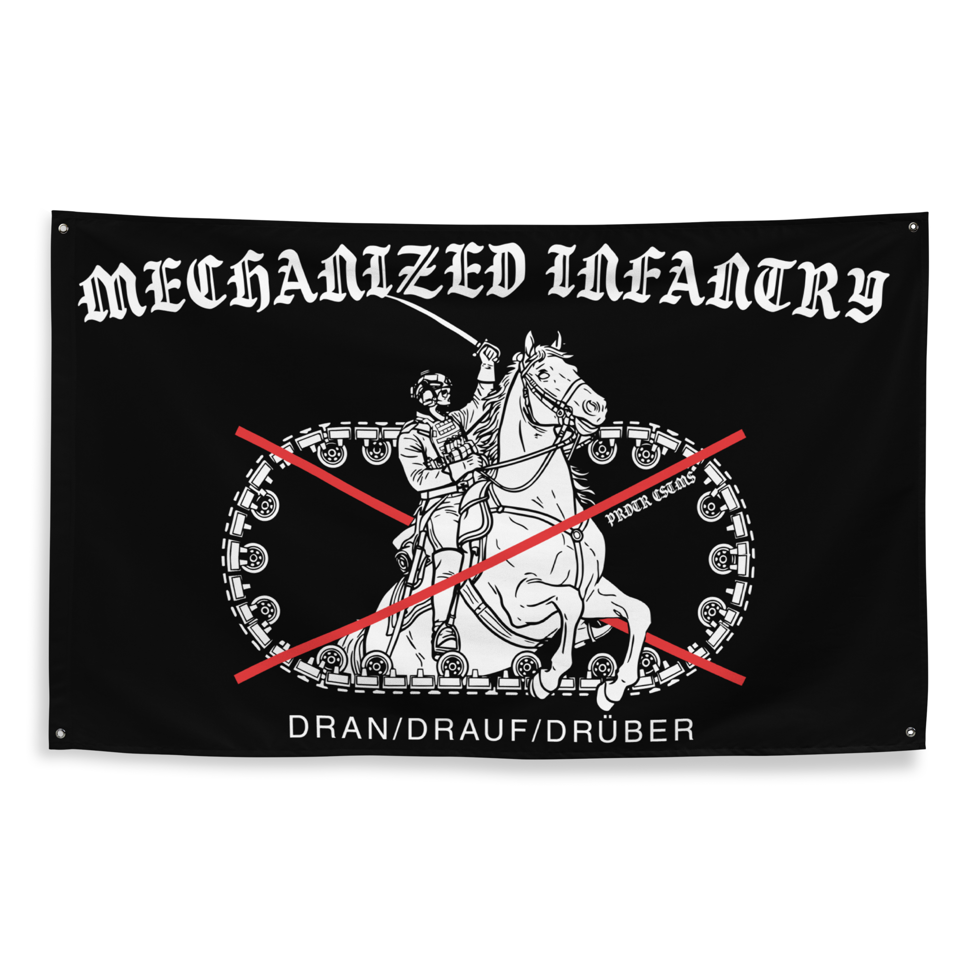 PANZERGRENADIER Dran/Drauf/Drüber Flagge