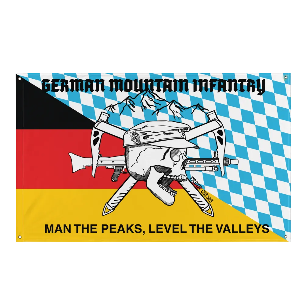 Bayern DEU Gebirgsjäger Flagge
