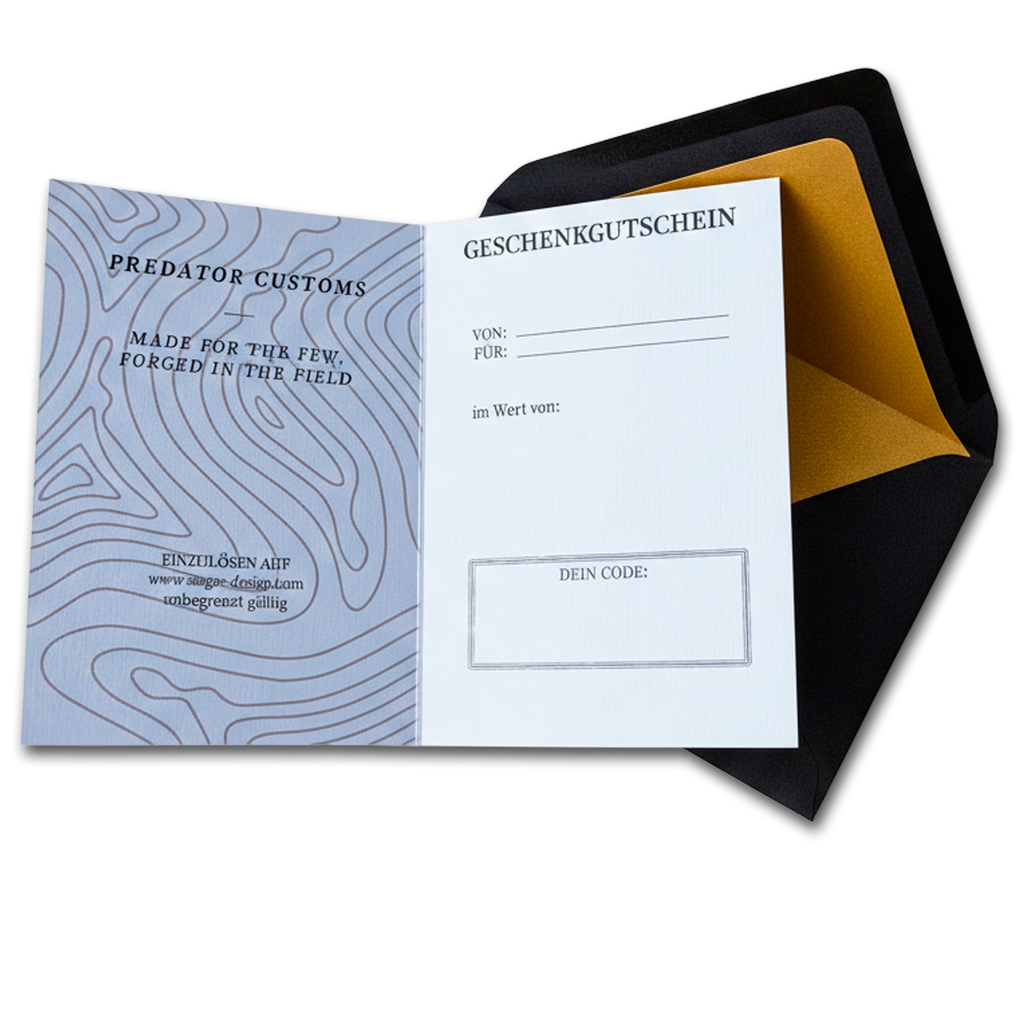 Geschenkgutschein Predator Customs – Einlösbar auf alle Produkte
