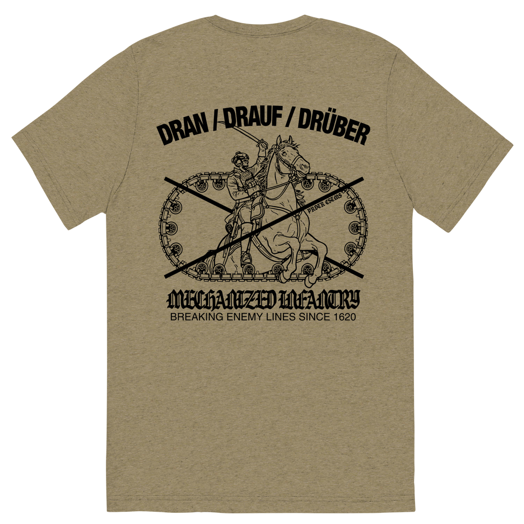 Panzergrenadier Shirt Rücken Olive – Predator Customs Militär Streetwear